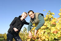 François et Myrella CHAINIER, viticulteurs et propriétaires du CLOS de NOUYS